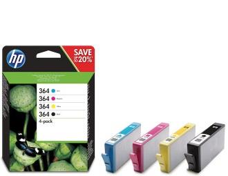 HEWLETT PACKARD Cartuccia originale HP InkJet 364 (J3M82AE) nero e tricromia double pack